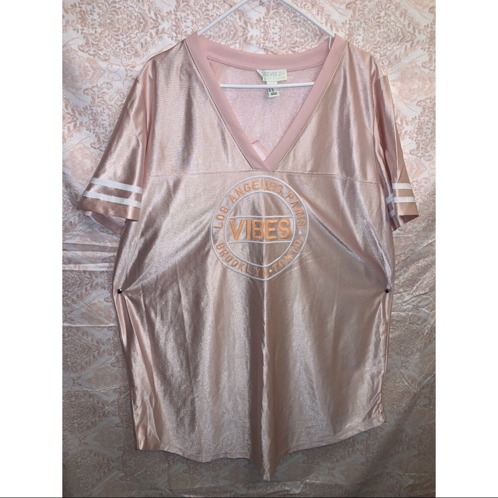Forever 21 Plus Pink Jersey Dress